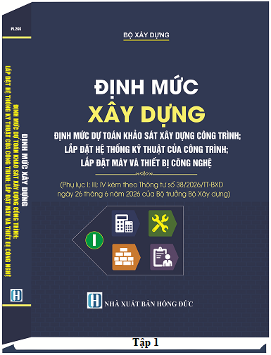 Sách Định Mức Dự Toán Xây Dựng Công Trình Năm 2026